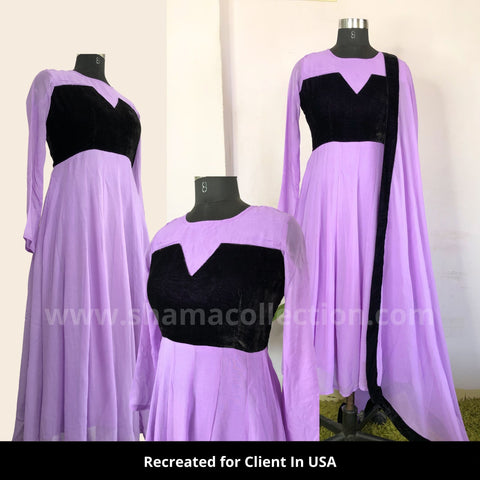 2443 Sonali Bendre Lavender Anarkali - Kehta Hai Pal Pal Song From Major Saab Movie