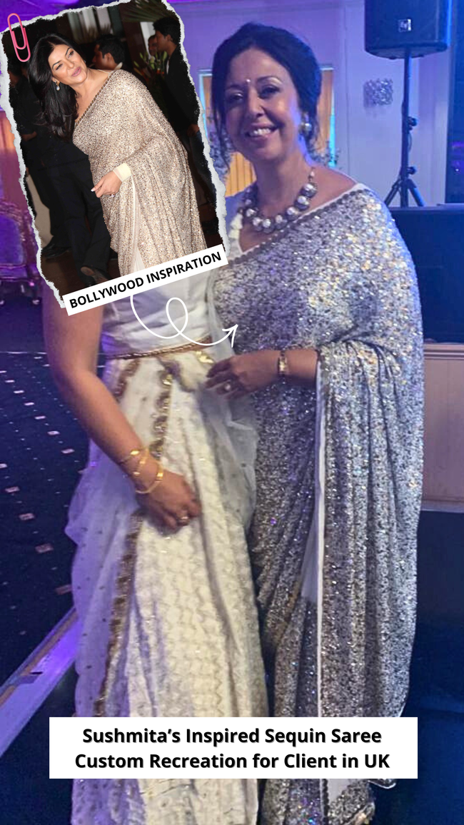 Sushmita Sen's Sequin Saree