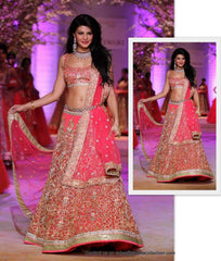 1035 Jacqueline Fernandes' pink lehenga Outfit Sets