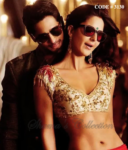 3130 Katrina Kaif's Kala Chashma Blouse outfit set