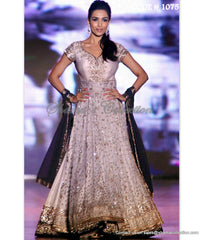 1075 Malaika Arora Khan's grey anarkali lehenga Outfit Sets