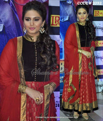 2032 Huma Qureshi's red-brown anarkali Outfit Sets