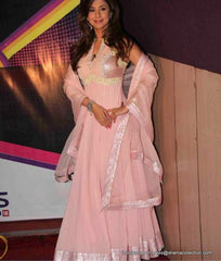 2099 Urmila Matondkar's baby pink anarkali Outfit Sets