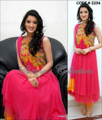 2234 Richa Panai's hot pink anarkali Outfit Sets