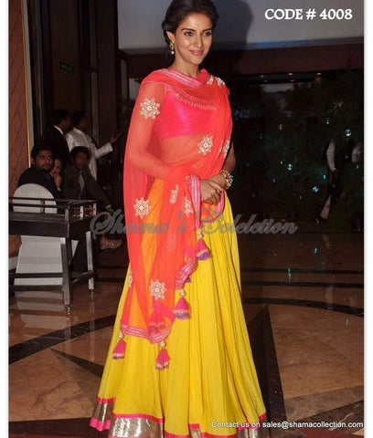 4008 Asin's colorful lehenga outfit set